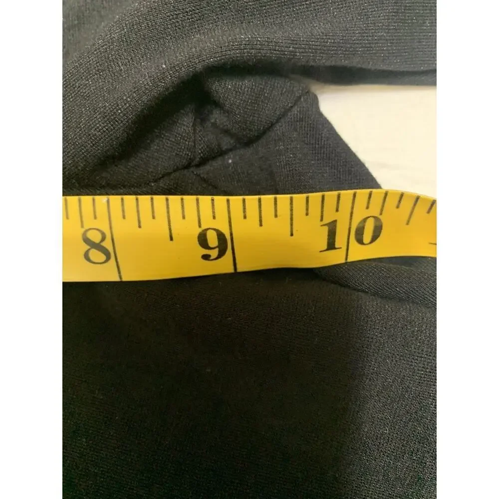 Cabi women's Pull On Leggings Medium Black Equestrian Zip Ankle Work Career - Picture 4 of 8